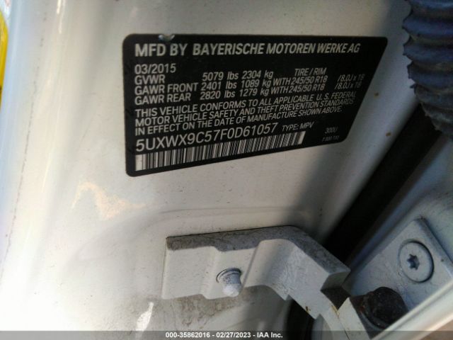 5UXWX9C57F0D61057 BMW X3 Xdrive28i