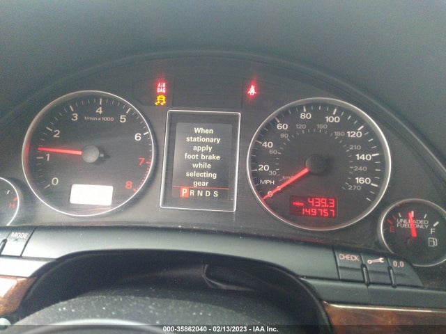 WAUKF68E35A490944 Audi A4 2.0T