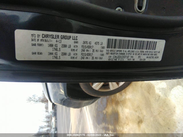 Jeep Compass 2014 1C4NJDEB1ED537187 Image 10