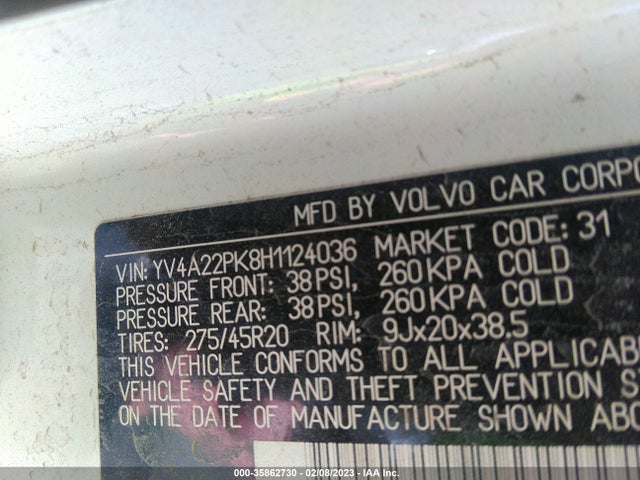 Volvo XC90 2017 YV4A22PK8H1124036 Image 9