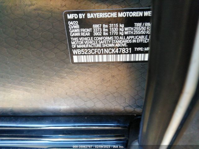 WB523CF01NCK47831 BMW Ix Xdrive50