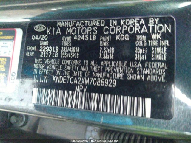 KNDETCA2XM7086929 KIA Seltos Sx
