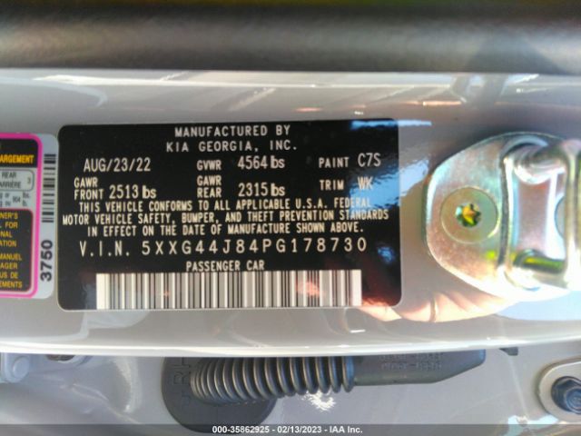 5XXG44J84PG178730 KIA K5 Gt