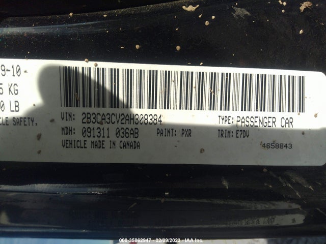 Dodge CHARGER 2006 2B3KA43G16H485891 Image 10