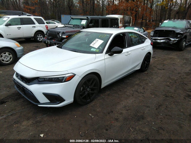 2022 HONDA CIVIC HATCHBACK SPORT VIN: 19XFL2H86NE007332
