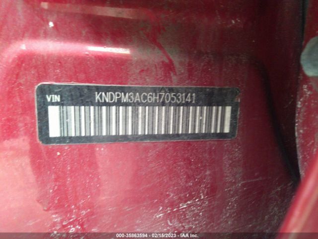 KNDPM3AC6H7053141 KIA Sportage Lx