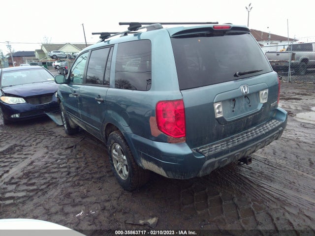 2005 HONDA PILOT EX-L WITH NAVI VIN: 2HKYF18765H556106