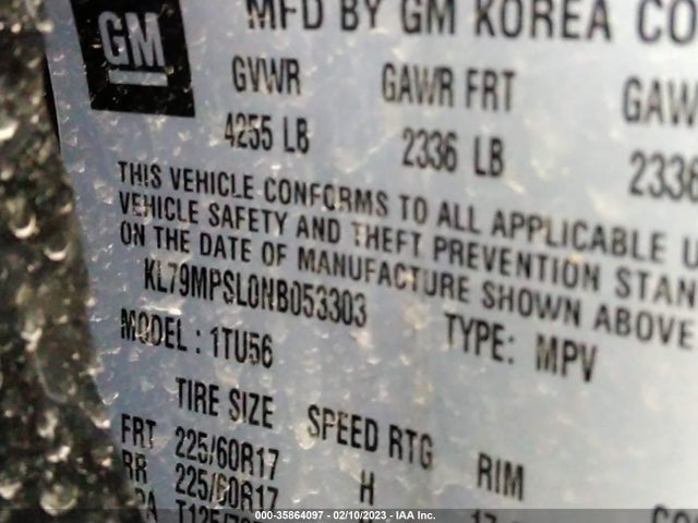 Chevrolet Trailblazer Lt 2022 KL79MPSL0NB053303 Image 9