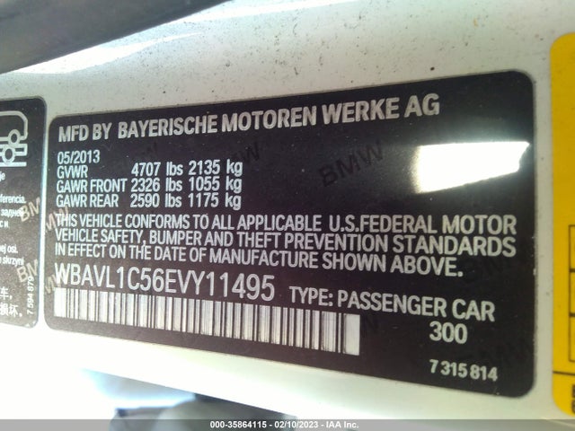 2014 BMW X1, VIN: WBAVL1C56EVY11495