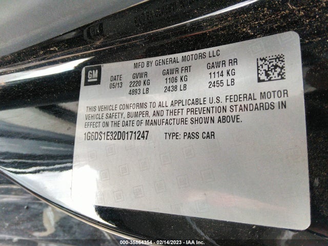 1G6DS1E32D0171247 Cadillac Cts Coupe Premium