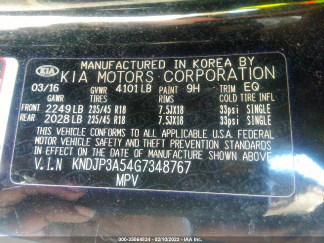 KNDJP3A54G7348767 KIA SOUL +