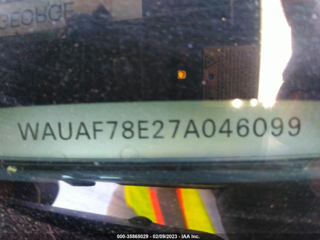 WAUAF78E27A046099 Audi A4
