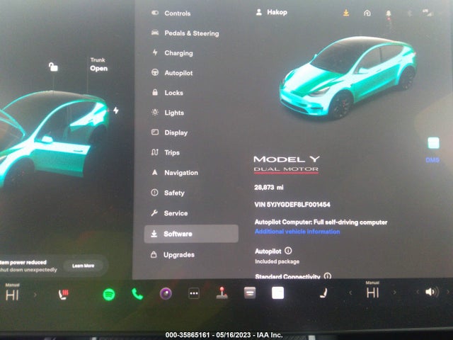 5YJYGDEF8LF001454 Tesla Model Y Long Range/performance