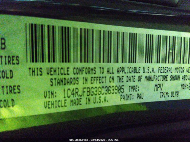 1C4RJFBG3GC363905 Jeep Grand Cherokee Limited