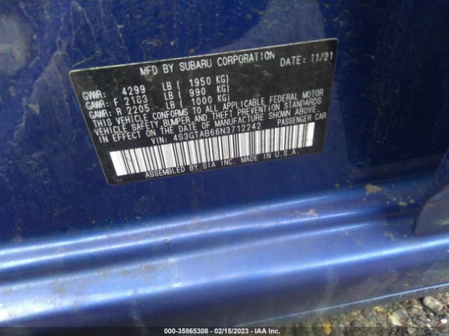 4S3GTAB66N3712242 Subaru Impreza