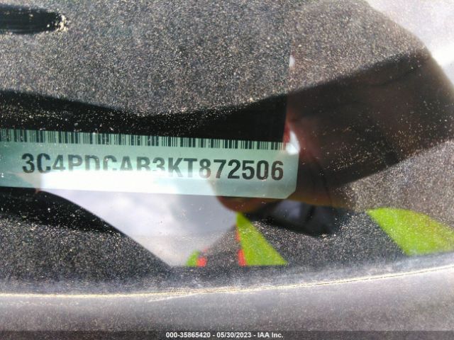 3C4PDCAB3KT872506 Dodge Journey Se Value Pkg