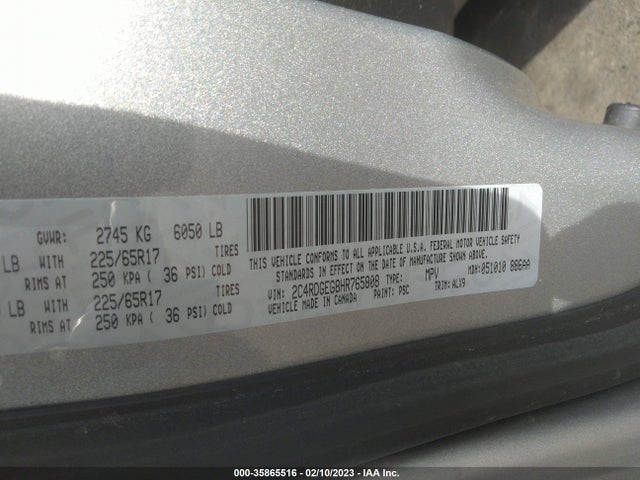 Dodge Grand Caravan Gt 2017 2C4RDGEG8HR765808 Image 11