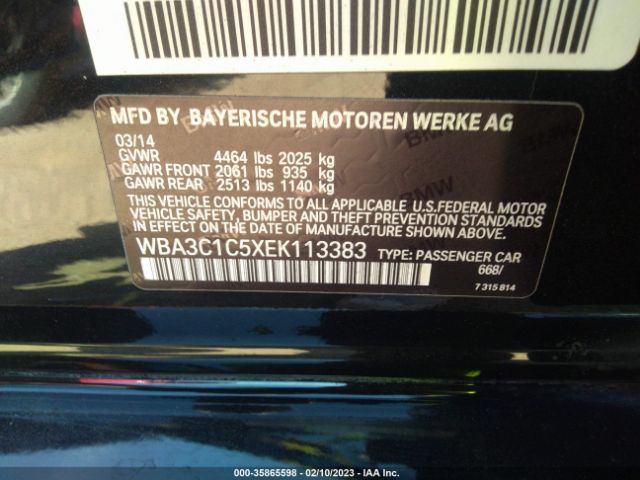 WBA3C1C5XEK113383 BMW 3 Series 328i