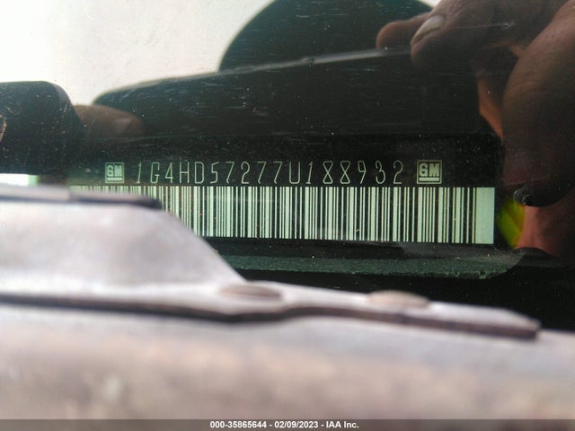 2007 BUICK LUCERNE V6 CXL VIN: 1G4HD57277U188932