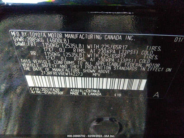 Toyota RAV4 2014 2T3RFREV6EW142273 Image 10