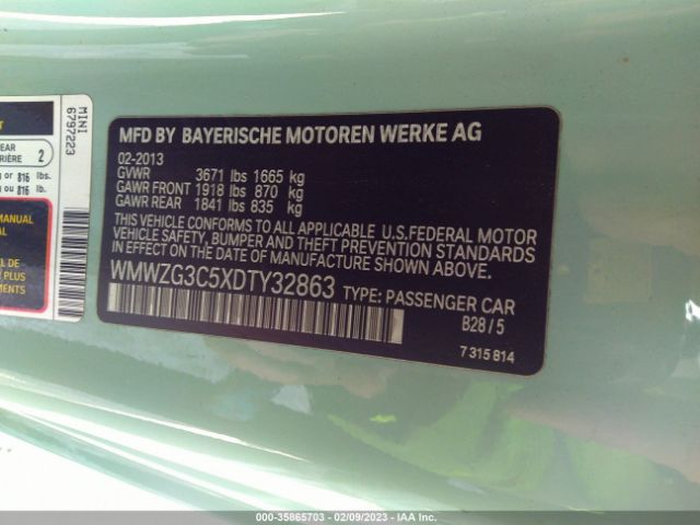 WMWZG3C5XDTY32863 Mini Cooper Clubman S