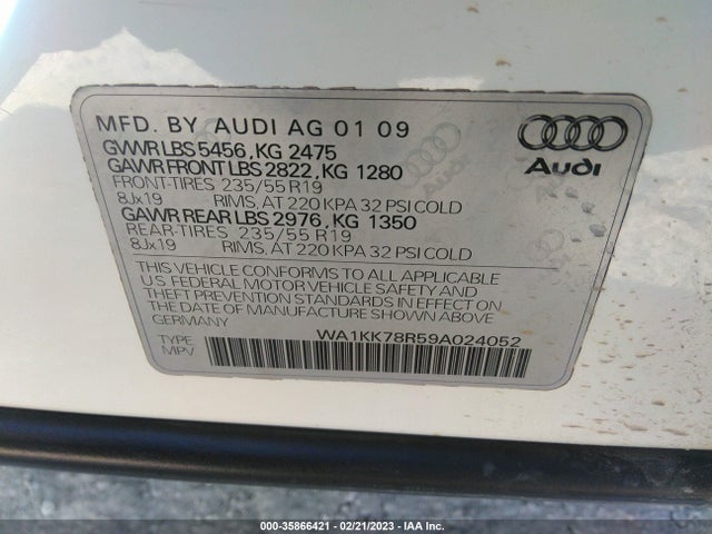 WA1KK78R59A024052 Audi Q5 Prestige