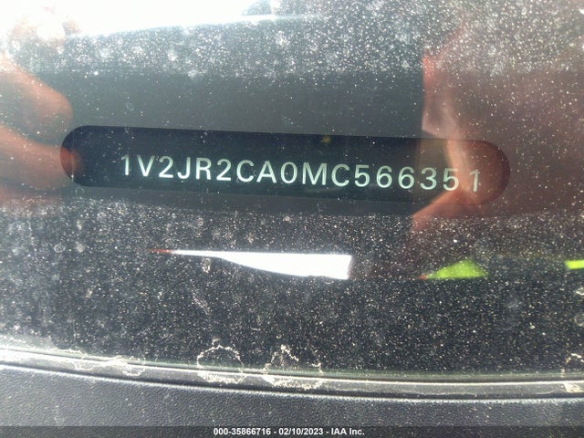 1V2JR2CA0MC566351 Volkswagen Atlas 3.6l V6 Se W/technology