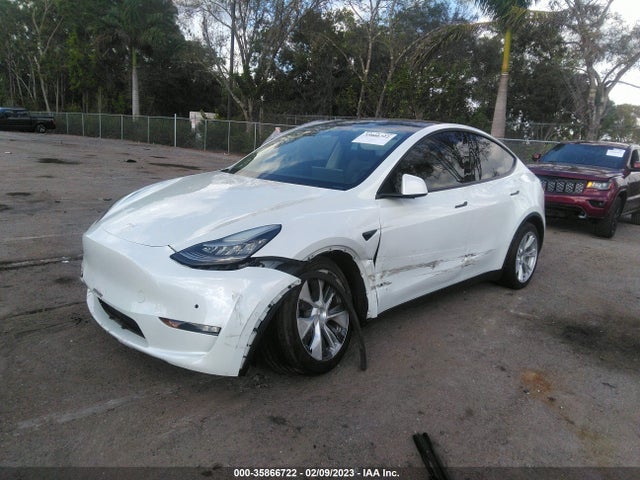 2020 TESLA MODEL Y LONG RANGE VIN: 5YJYGDEE2LF038605