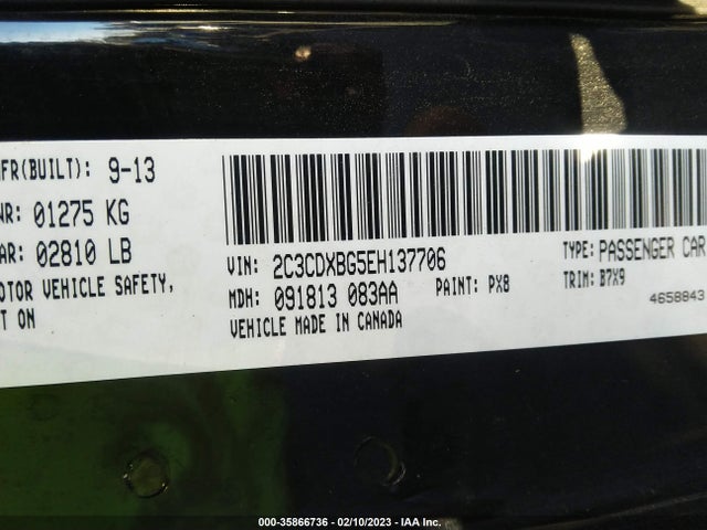Dodge Charger Se 2014 2C3CDXBG5EH137706 Image 9