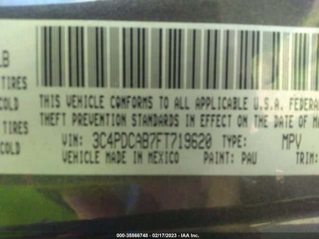 Dodge Journey American Value Pkg 2015 3C4PDCAB7FT719620 Image 11