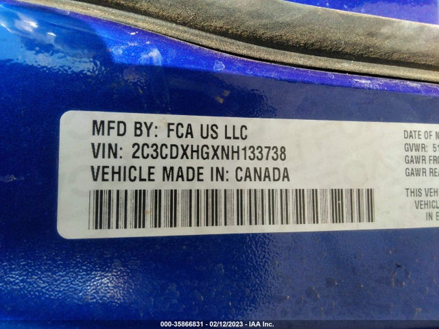 Dodge CHARGER GT 2022 2C3CDXHGXNH133738 Image 10