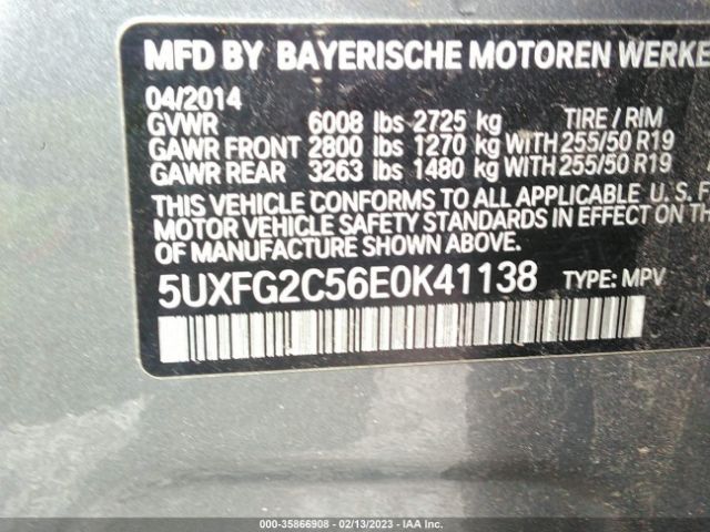 5UXFG2C56E0K41138 BMW X6 Xdrive35i