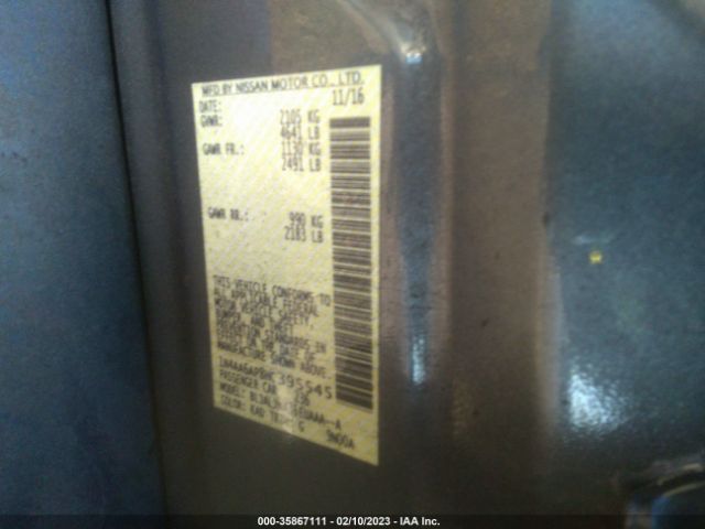 1N4AA6AP8HC395545 Nissan MAXIMA SV