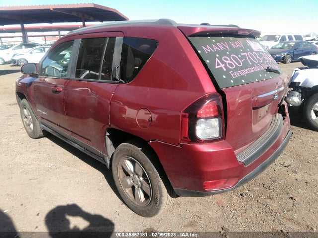 2016 JEEP COMPASS LATITUDE VIN: 1C4NJCEA1GD655437