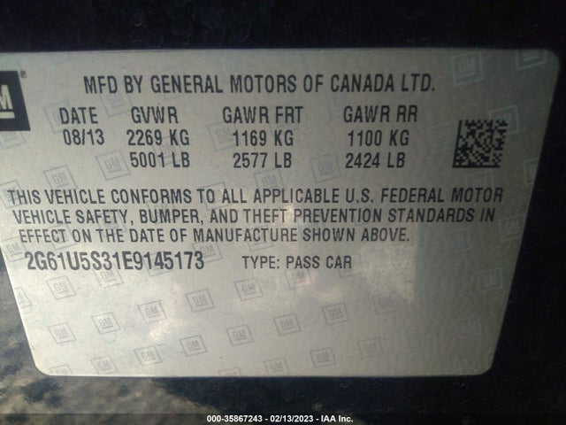 Cadillac Xts Livery Package 2014 2G61U5S31E9145173 Image 10