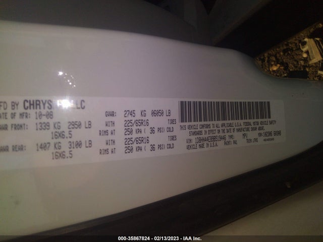 Dodge Grand Caravan Se 2009 1D8HN44E89B519446 Image 10