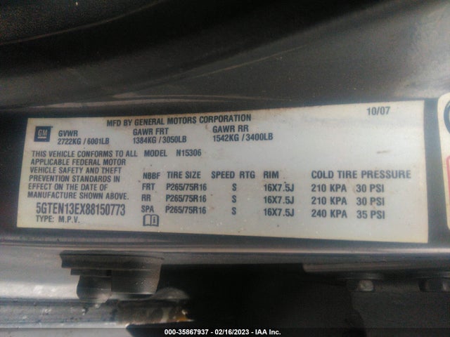 5GTEN13EX88150773 Hummer H3 SUV