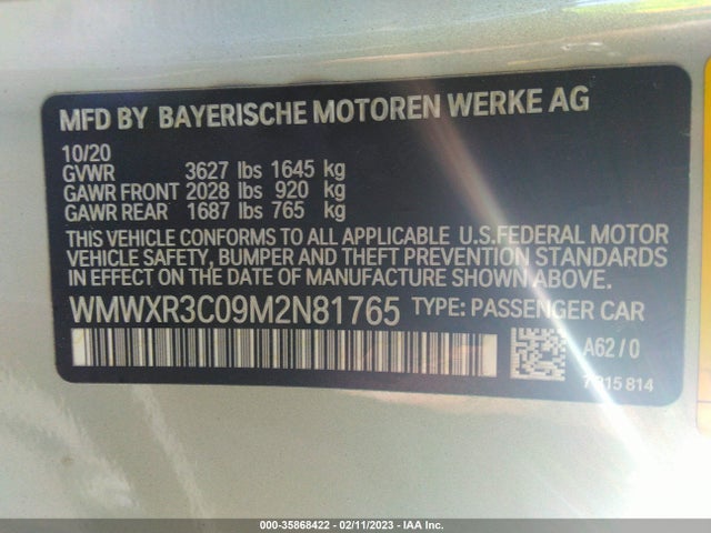 2021 Mini Hardtop, VIN: WMWXR3C09M2N81765