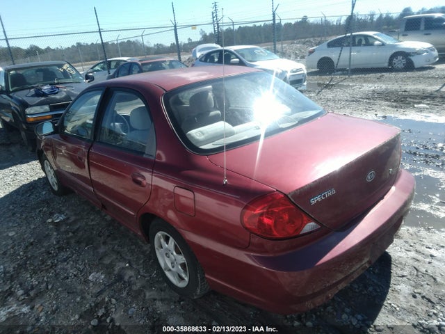 2003 KIA SPECTRA BASE/LS VIN: KNAFB121635292807