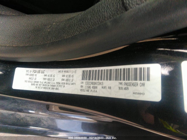 Chrysler 200 Limited 2016 1C3CCCAB3GN153415 Image 10
