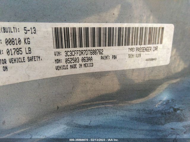 3C3CFFDR7DT688762 Fiat 500 POP