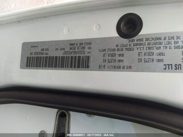 Dodge Charger Sxt 2018 2C3CDXBG2JH316327 Image 9