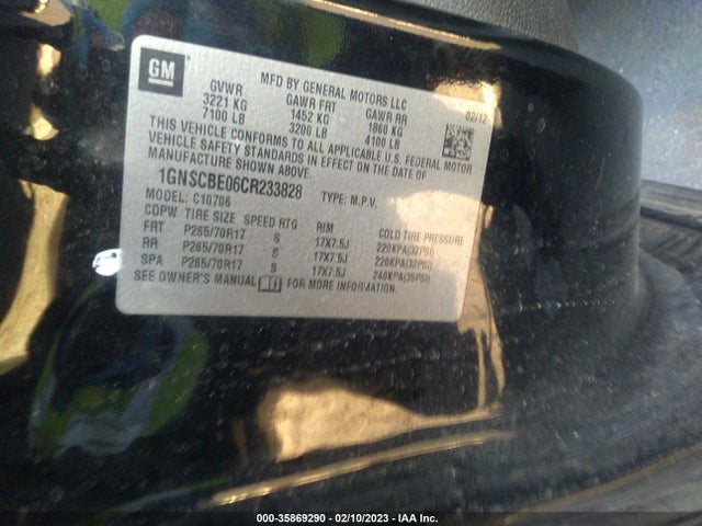 Chevrolet Tahoe Lt 2012 1GNSCBE06CR233828 Image 10