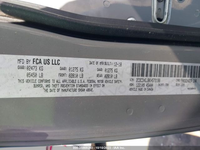 2C3CDXGJ8KH573188 Dodge Charger Scat Pack