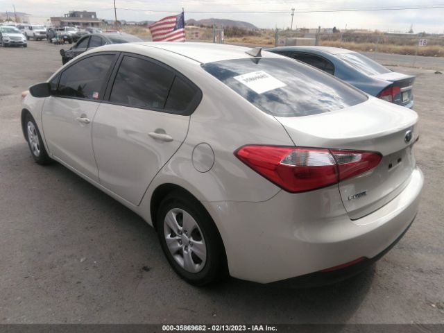 KNAFK4A63F5391765 KIA FORTE LX