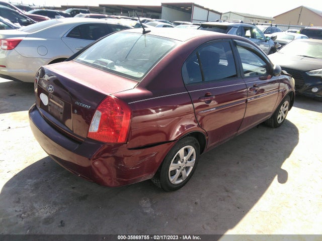 2009 HYUNDAI ACCENT AUTO GLS VIN: KMHCN46C59U357702