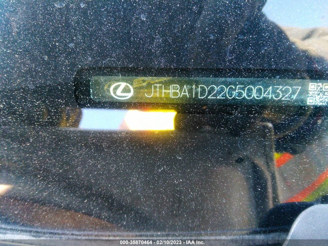 Lexus IS 200T 2016 JTHBA1D22G5004327 Image 10