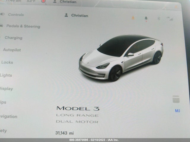 Tesla Model 3 Long Range 2021 5YJ3E1EB8MF044866 Image 8