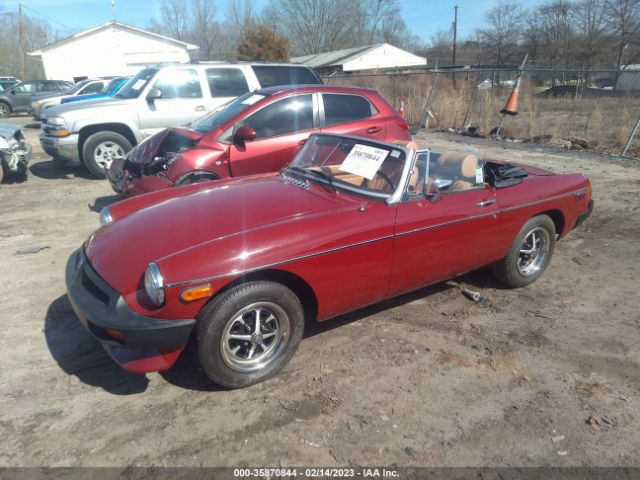 1980 MG MGB VIN: GVVDJ2AG511292