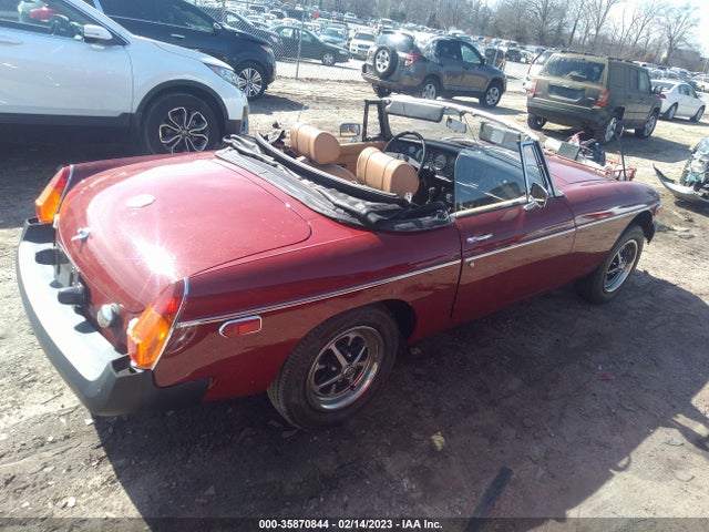 1980 MG MGB VIN: GVVDJ2AG511292